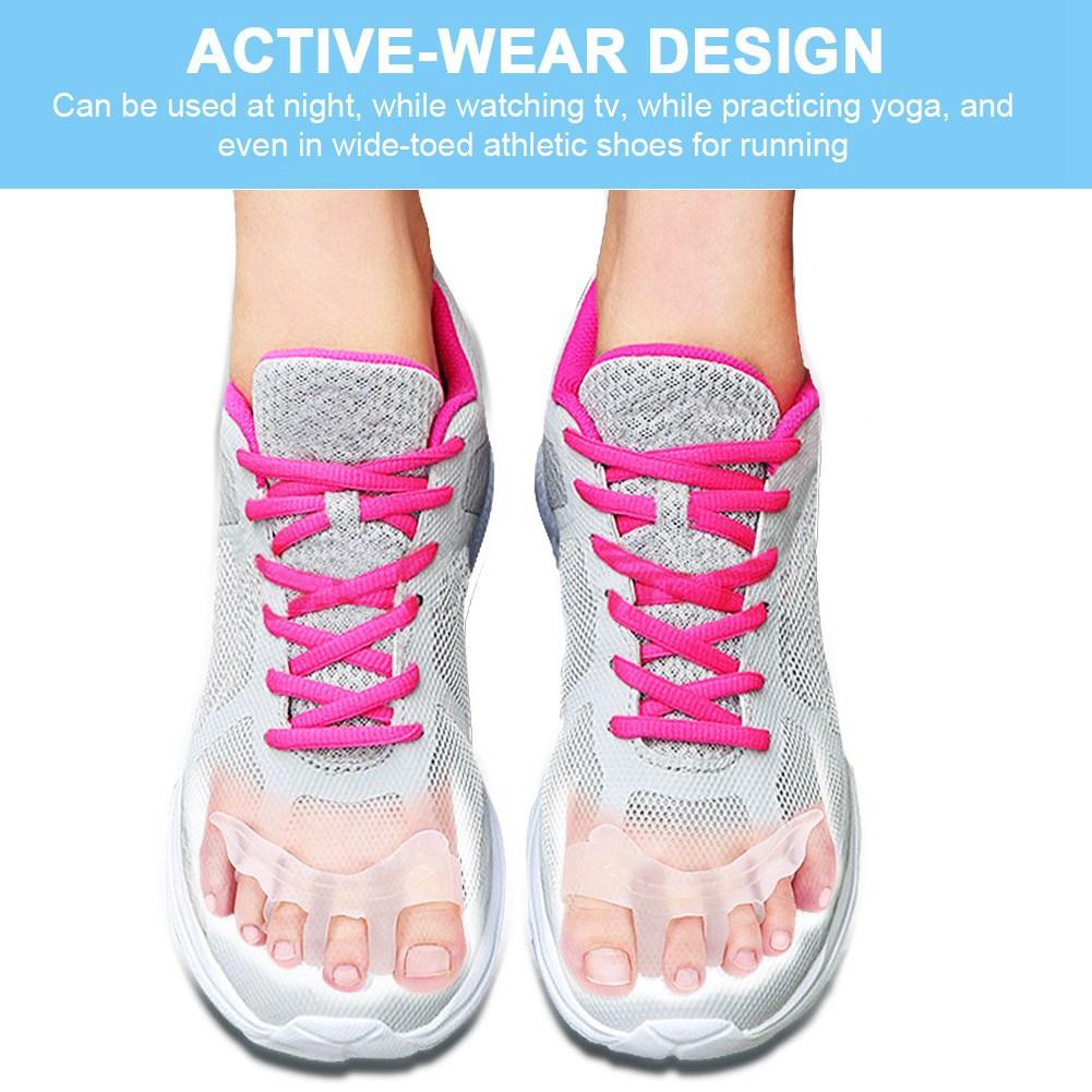 Gel Toe Separator Toe Spacers Toe Stretchers for Men and Women Easy Wear In Shoes
