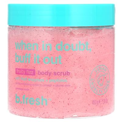B.Fresh, Kroppsskrubb med Fruktenzymer + Peptider, Fruktig Brus Smak, 453G(473 ml)