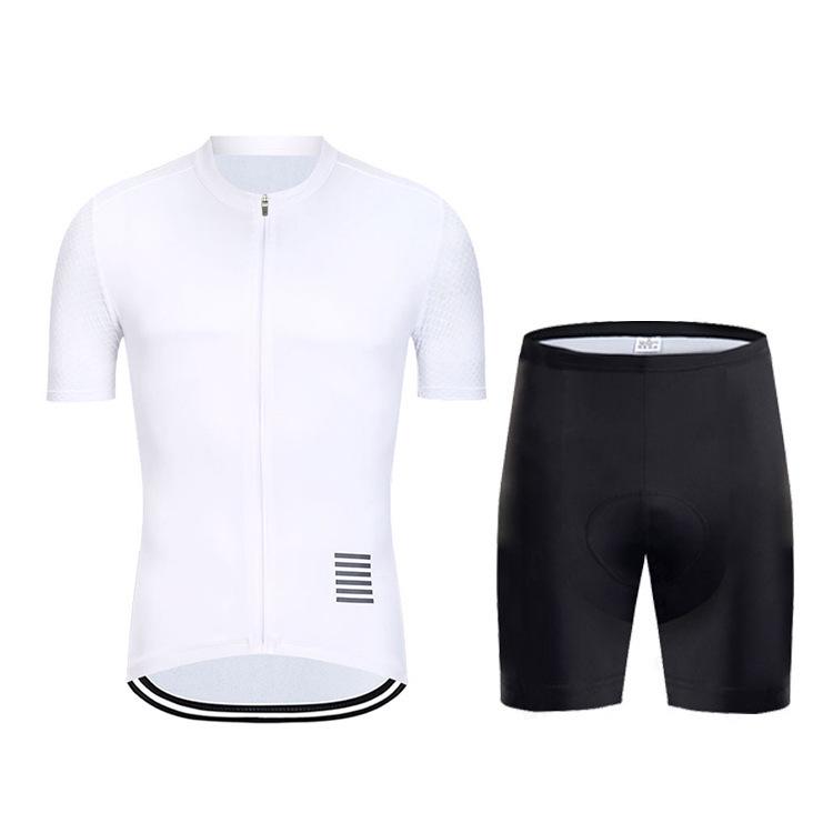 Unisex Summer Cycling Jersey Set: Breathable, Sweat-Absorbing Short Sleeve Top & Shorts