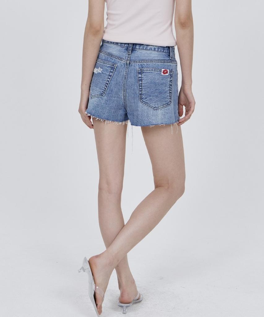 CONY Connie Vintage Distressed Denim Shorts