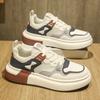 Men's shoes summer 2025 new trendy brand high sense versatile casual board shoes student sports mesh heightening white shoes