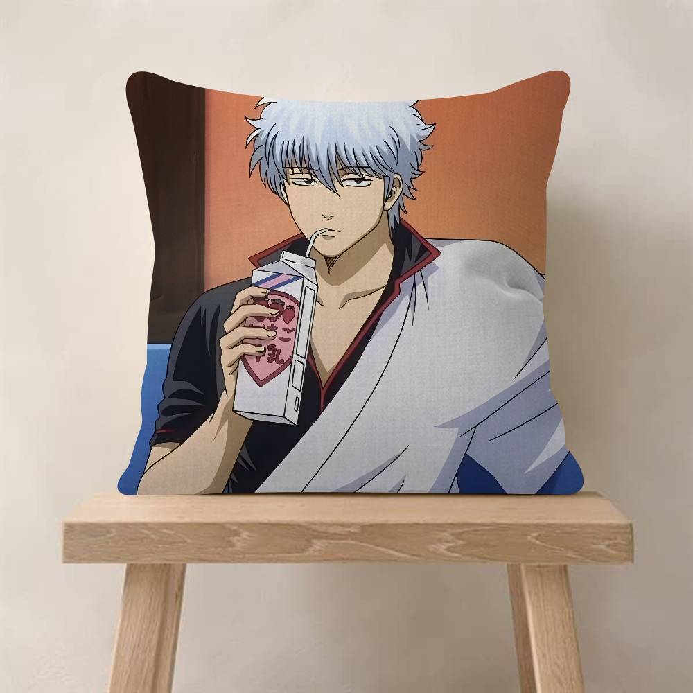 Anime G-GINTAMA Pillowcase Toon Gift Cushion Cover Bedroom Home Sofa Chair Seat Decor Pillow Case