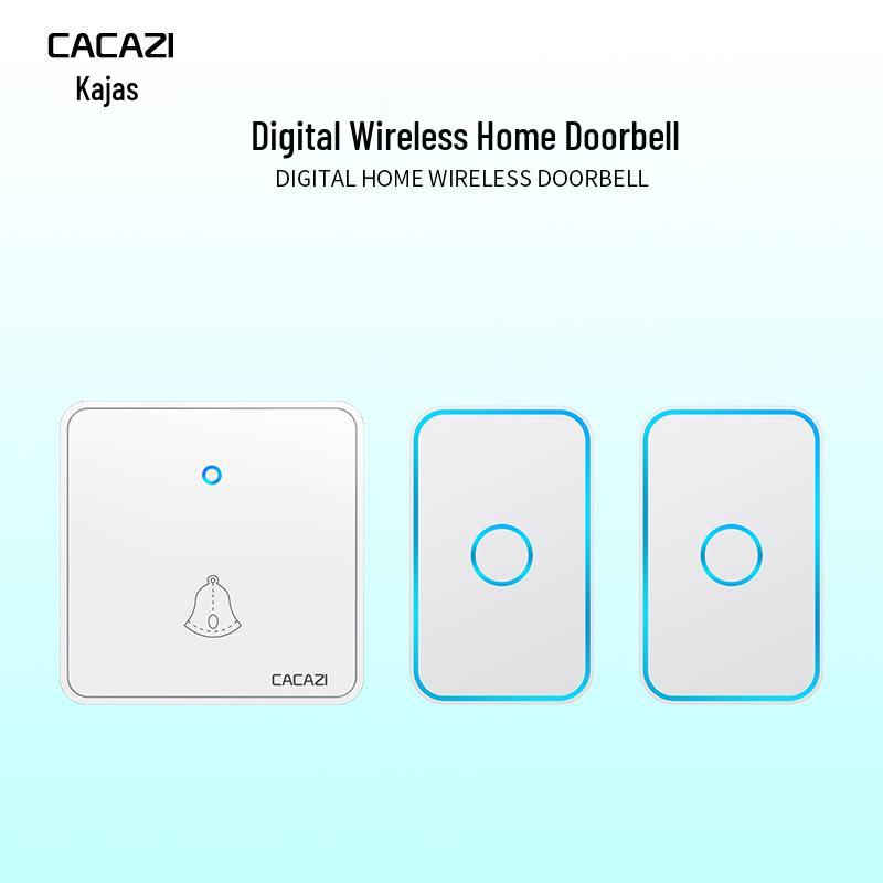 Long-Range Waterproof Wireless Doorbell with Dual Call Buttons