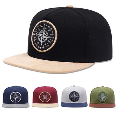 New Fashion Compass Button Duck Tongue Hat Outdoor Sports Duck Tongue Hat Embroidered Fashion Women's Baseball Hat
