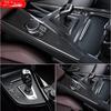 Carbon Fiber Pattern Car Stickers Gear Shift Panel Cover Interior Trim For BMW F30 F31 F32 F36 3 4 Series 2013-