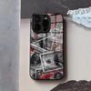 Graffiti Money Pattern Phone Case For IPhone 17 Air 16 E Pro Max 15 14 13 Mini 12 Pro 11 Max Plus Black Glass Cover