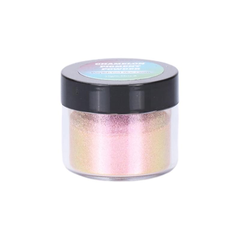 Chameleon-Powder Color Shift Slídový prášek pro epoxidovou pryskyřici Perleťový pigmentový prášek pro malování Výroba mýdla Sliz 12 barev
