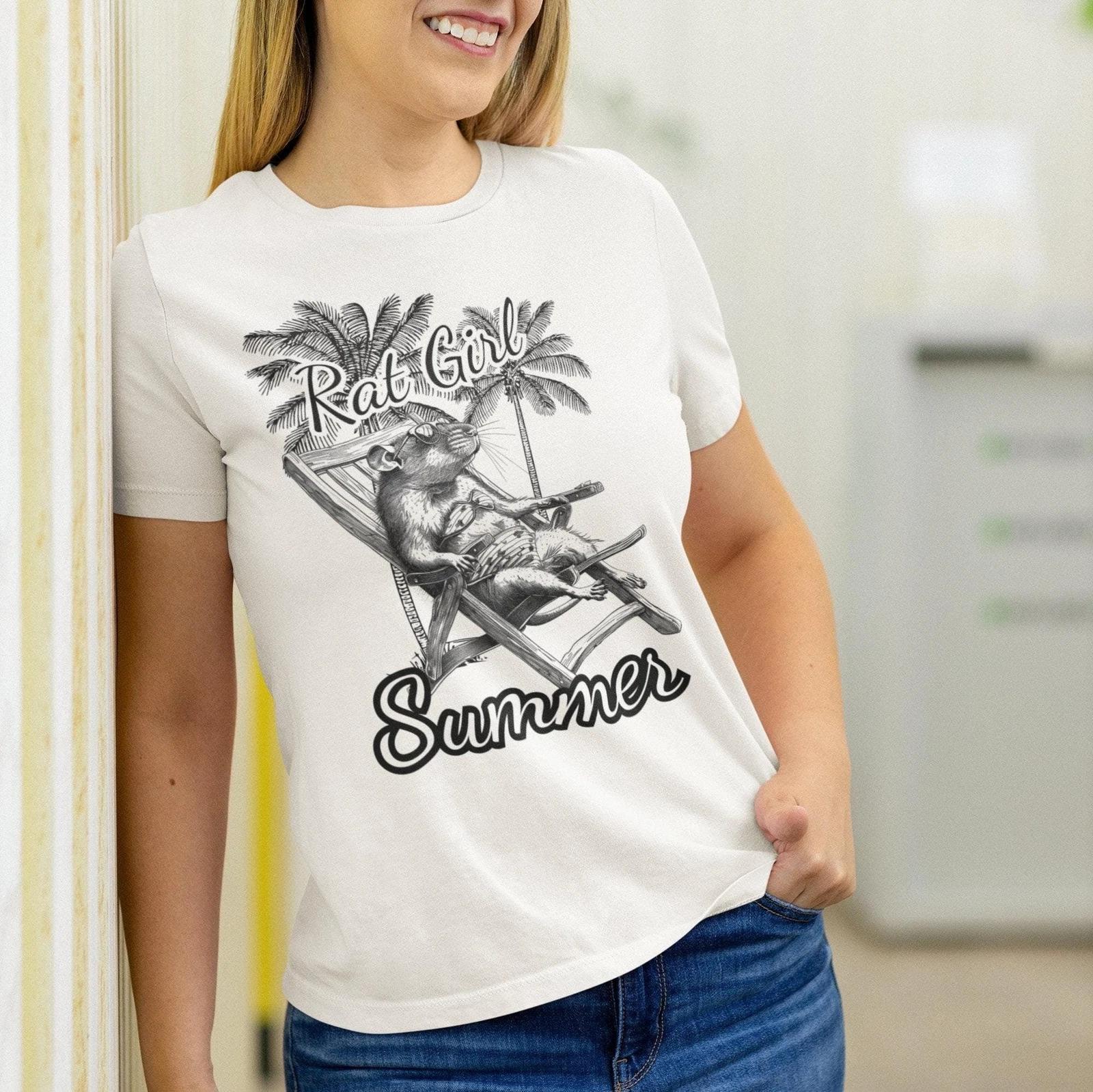 Rat Girl Summer Shirt, 2XL