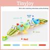 Baby Crocodile Sensory Development Toy With Music And Rattle For Newborns And Toddlers