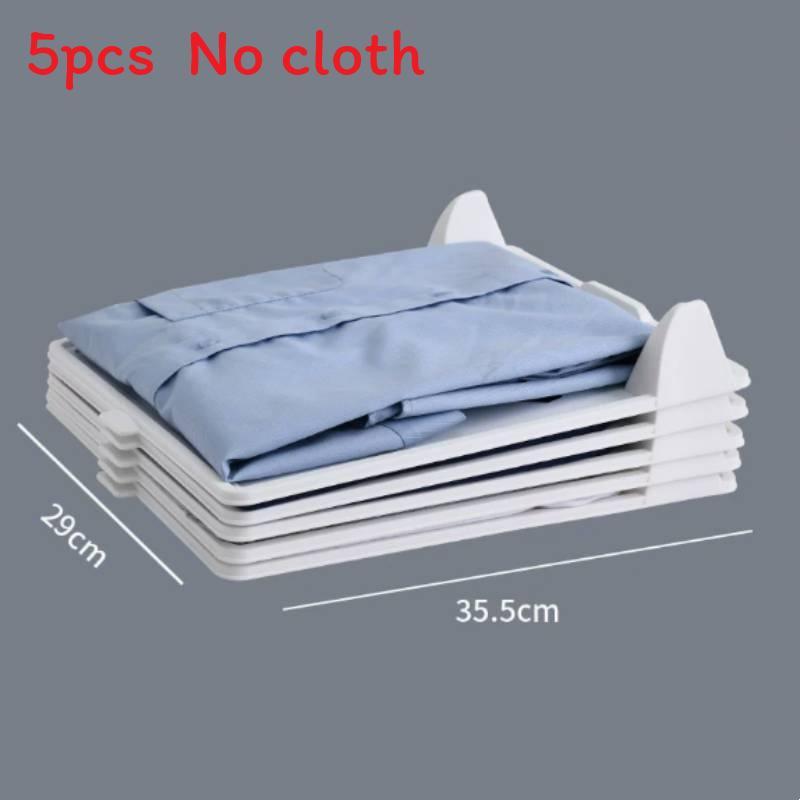 Clothing Organizer Foldable Storage Shelf For Home Wardrobe With Layered Design