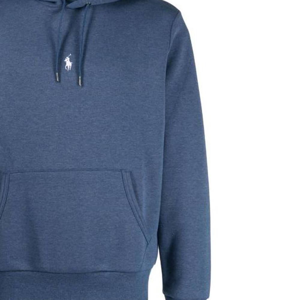Polo Ralph Lauren Logo Embroidered Loose Fit Hoodie Men Hoodies Navy-Blue 710881506-025