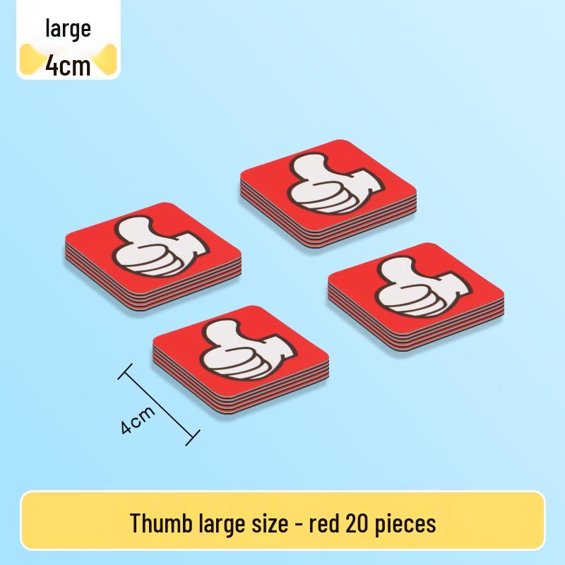 Magnetic Blackboard Stickers: Kids' Reward Magnets with Cartoon Stars, Flowers, and Smileys for Home & Classroom Whiteboards