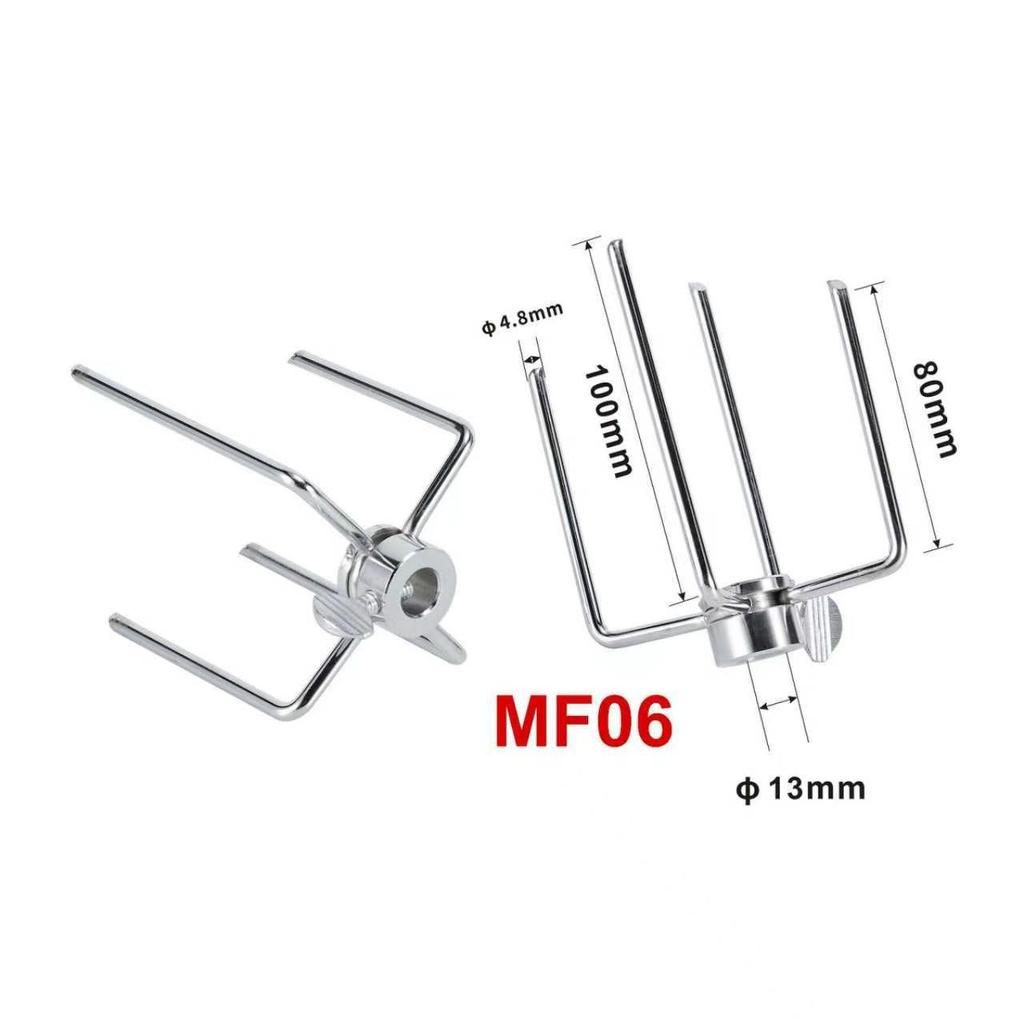 Stainless Steel Four-Prong BBQ Fork for Chicken, Char Siu, Lamb, and Beef