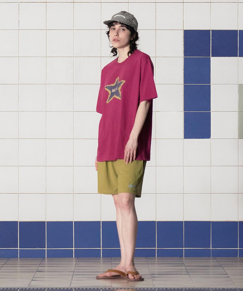 UNALLOYED Tie-Dye Star Logo T-Shirt / Magenta