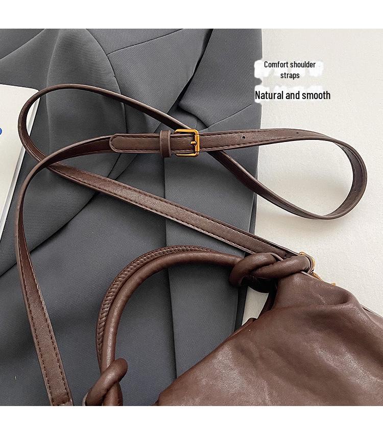 Geantă de mână Cloud Plisată Texturată Primăvară/Vară 2025 - Geantă Elegantă de Damă cu Un Singur Umăr și Crossbody