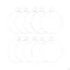 20-Piece Acrylic Christmas Ornaments Set for Personalized Holiday Decor