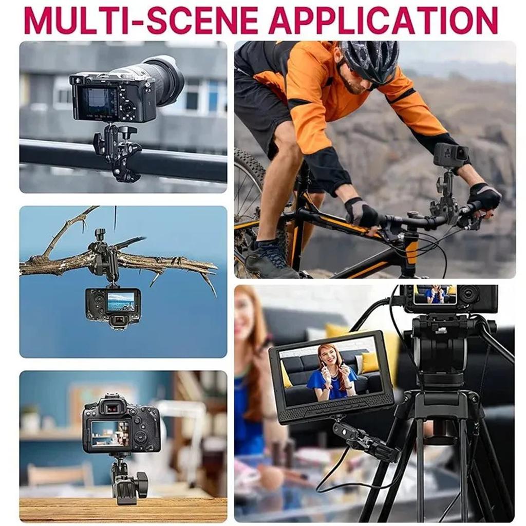 Powerful  Pod Clamp Multi-function Live Photography Accessories Crab  Clamp
