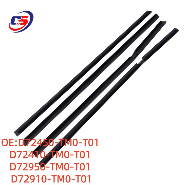 08-14 Honda CITY Fengfan Chrome Exterior Trim Sealing Strip D72450-TM0-T01