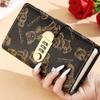 A6 Code Notebook for Money Anti-splash Water Leather Password Savings Book  Office