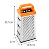 Stainless Steel Multifunctional 4-Sided Vegetable Grater & Slicer