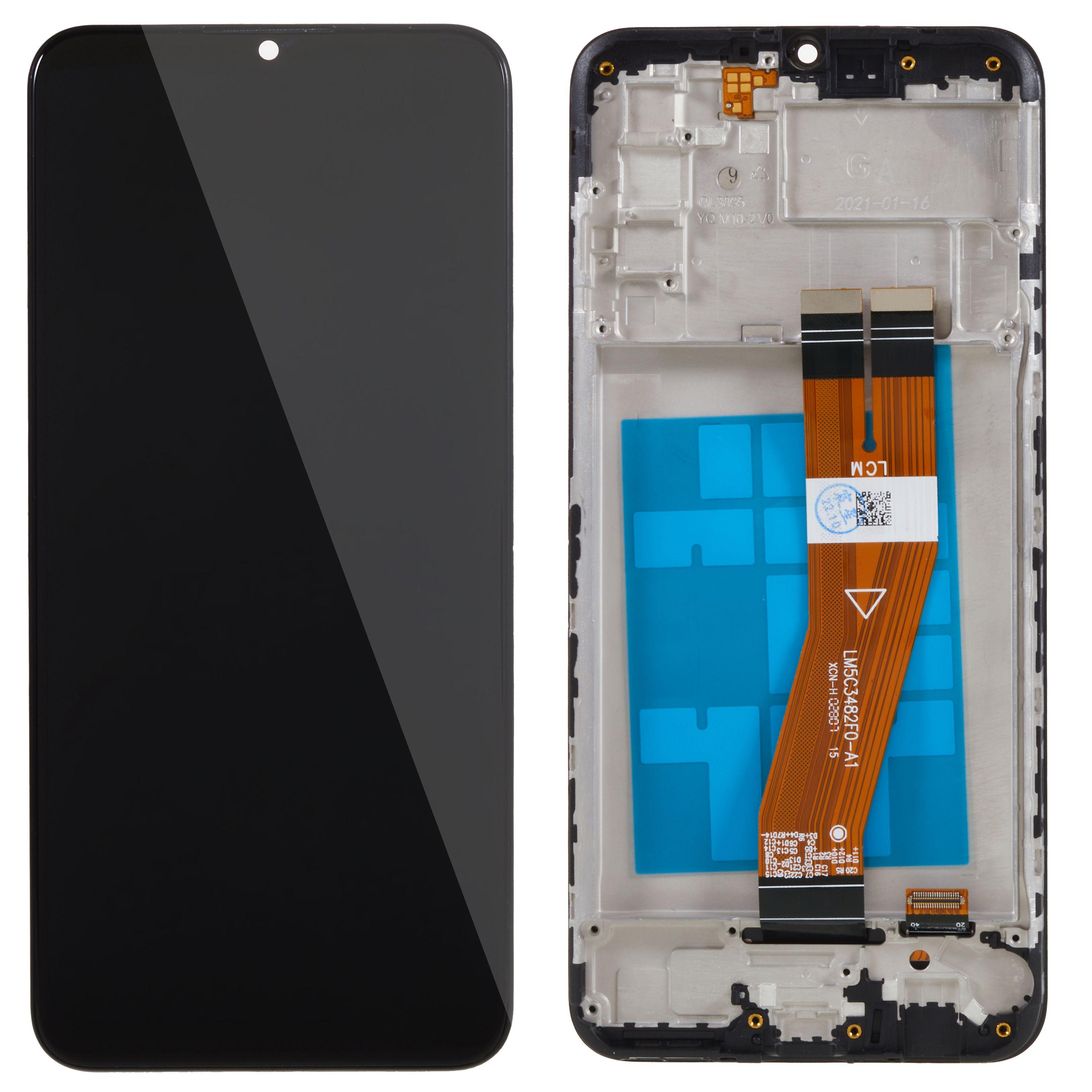 

For Samsung Galaxy A02s (164.2x75.9x9.1mm) A025 Grade B LCD Screen and Digitizer Assembly+Frame Replacement Part (without Logo) A