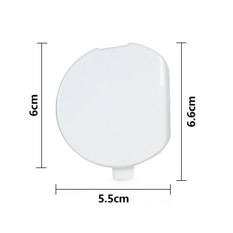 Car Front Bumper Tow Hook Cover Cap For Mazda 3 Axela 2014 2015 2016 Trailer Hauling Eye Cover Lid Black White Silver