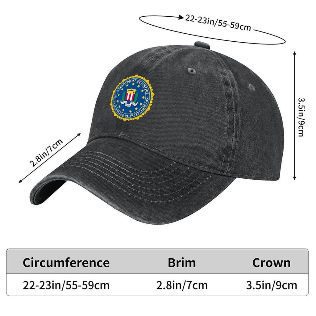 2026 FBI Emblem Badge High Quality Baseball Cap Rave Beach |-F-| Sun Hat For Children Women's Hats Men's