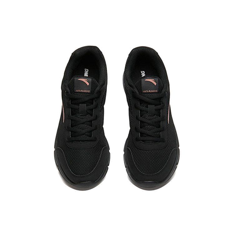 Anta Running Collection Slip Resistant, Abrasion Resistant, Breathable, Lightweight Low Top Running Shoes Women's Black 12535579S-15