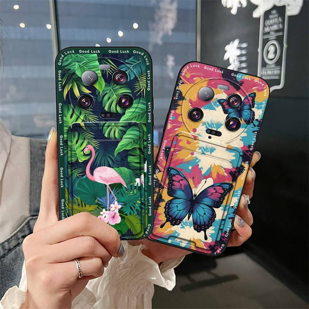 TPU Cute Phone Case For Xiaomi 13 Ultra Anti-dust Graffiti Shockproof Anti-knock Silicone Card bag Dirt-resistant Cover