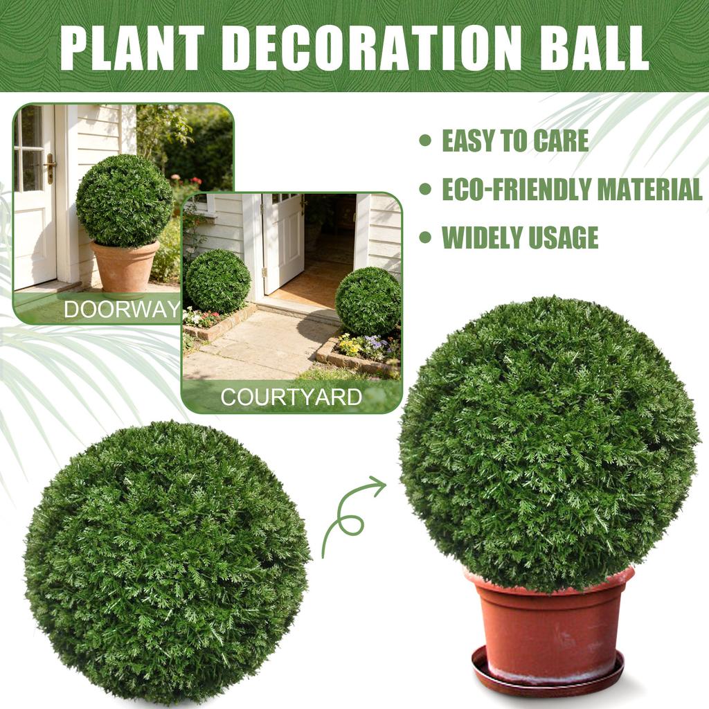 Artificial Plant Topiary Ball Decorative Balls For Garden Wedding & Home Decor