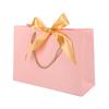 Handbag with Bow Ribbon - Gift, Shopping, and Makeup Paper Bag