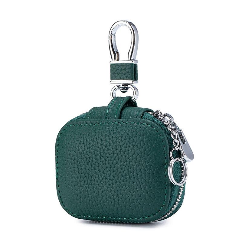 

Письма Сумки для наушников Натуральная кожа Гравировка инициалов Сумка для хранения с брелоком Персонализированный кошелек для ключей Кошелек для наушников