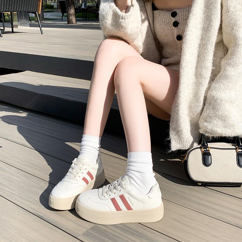 Popular German Training Shoes Breathable Thick-soled Little White Women's Shoes 2025 Spring New Versatile Women's Casual Sports Board Shoes