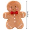 Christmas Decoration Toys Cute Gingerbread Man Plushie Toy Doll Cartoon Soft Anime Toy Pillow Home Decor Kids Gift