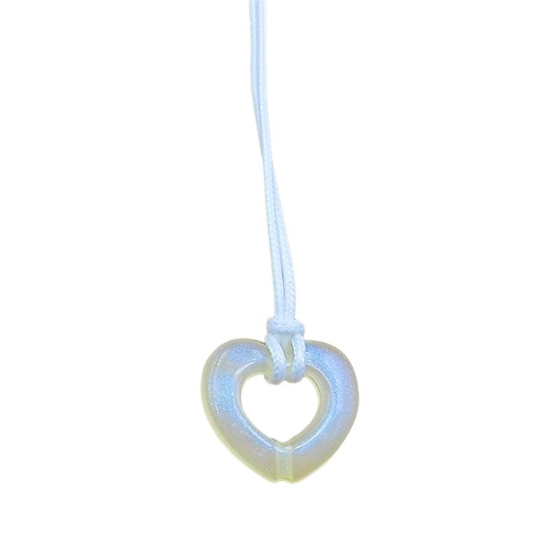 Ожерелье-чокер с подвеской в виде сердца, полый блестящий чокер, модные украшения, цепочка на шею и ключицы для женщин жёлтый