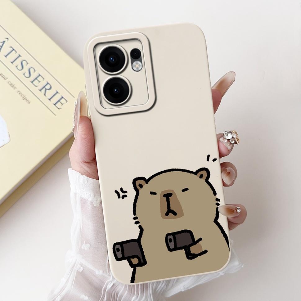 For Oppo Reno13 F Case Cute Rabbit Panda Soft Silicone Phone Cover For Oppo Reno 13 Reno13 Pro 13F Reno13F 5G Fundas Capa Shell