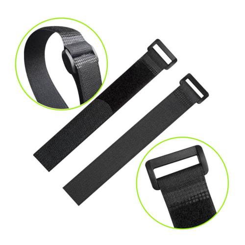 GYWHOOFT Set of 6 Velcro Elastic Cargo Tie Straps with Anti-Slip Elasticity, Adjustable Length, Multi-Purpose Tool, Disaster Preparedness, Reusable, P