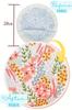 French Embroidery Japanese Stitch Embroidery Embroidery Pattern Cloth Included [Mama Yururi] Kit, Flowers, 2-Piece Set, Instructions, Instructions,