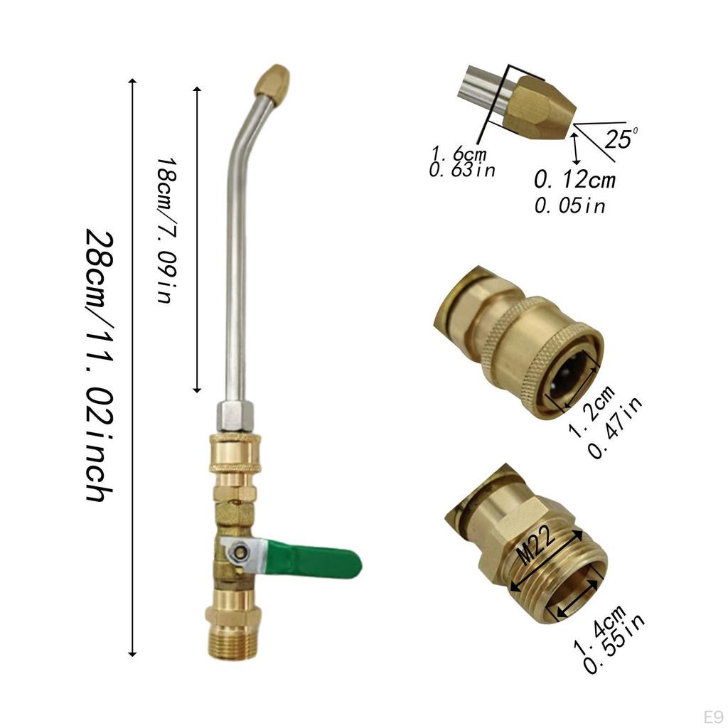 Accessories for High Pressure Cleaner Extension Rod, Professional Assembly, Easy To Install,