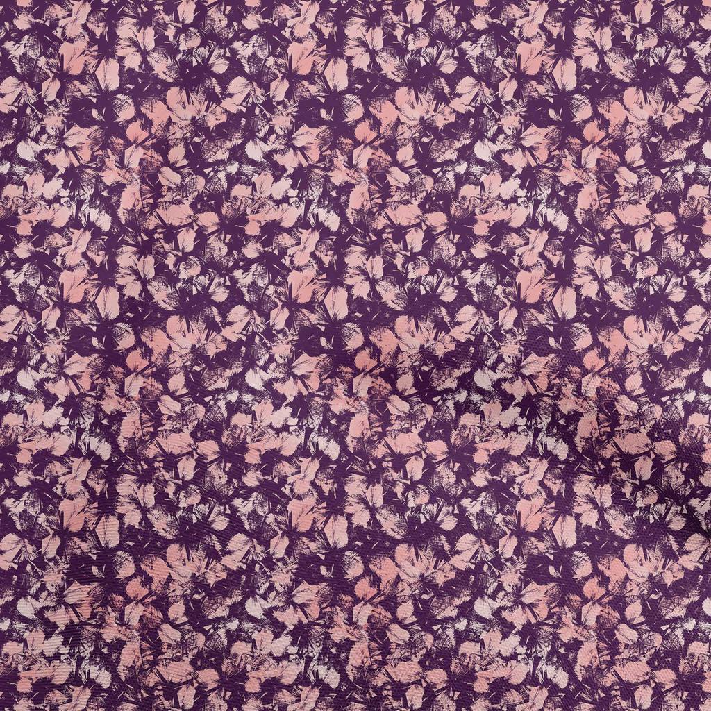 oneOone Cotton Flex Blue Fabric Abstract Sewing Fabric By The Yard Printed Diy Clothing Sewing Supplies 40 Inch