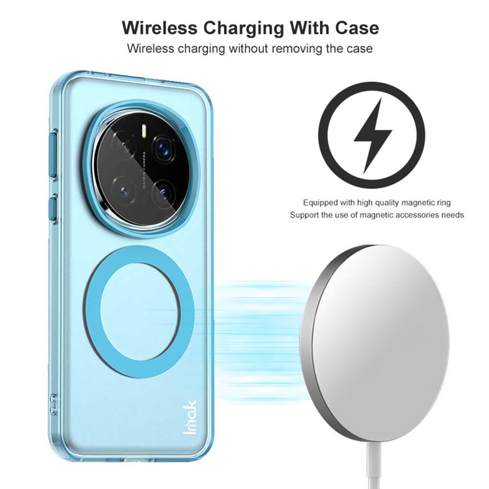 IMAK For Honor Magic7 Pro 5G Case Compatible with MagSafe Candy Color Anti Drop TPU+PET Back Cover