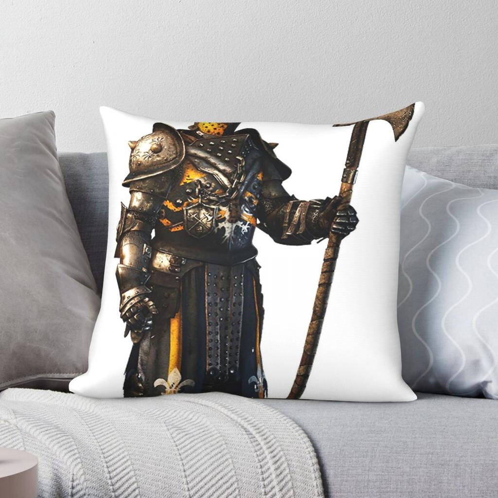 For Honor Lawbringer Square Pillowcase Polyester Linen Velvet Creative Zip Decorative Pillow Case Sofa Seater Cushion Cover