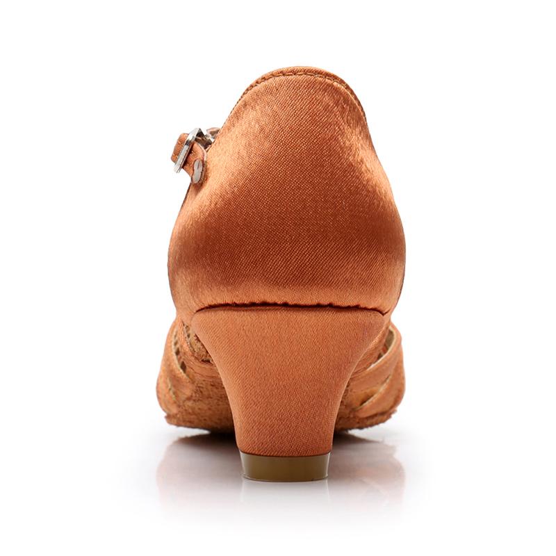 Women Tango Ballroom Latin Waltz Dance Girls Party Shoes High Heeled 4CM