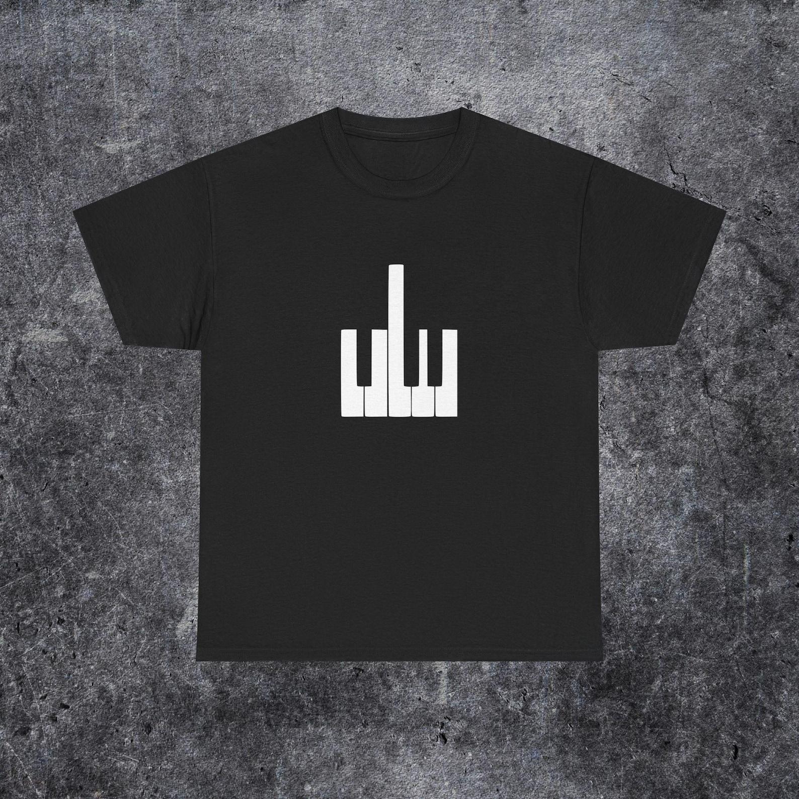 Funny Pianist Unisex Heavy Cotton Tee, Musician Keyboardist Shirt, Piano Player Gift, Music Lover Tshirt, Musical Instrument Tee S