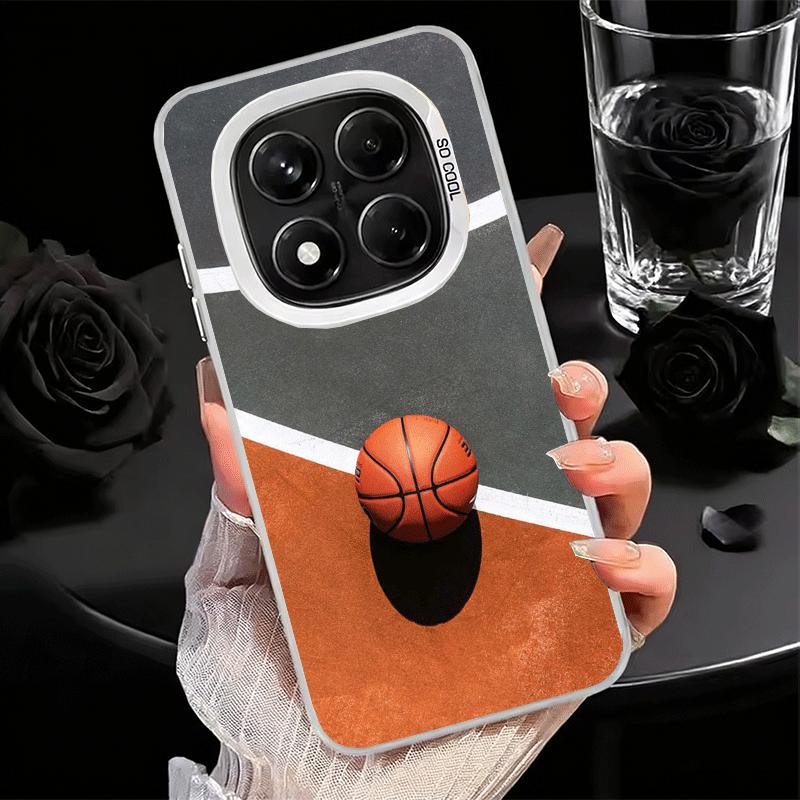 Basketball Basket Sports Soft Phone Case for Samsung Galaxy S24 S25 FE S26 Edge S23 Ultra S22 Plus S21 + Shockproof Cover Back S