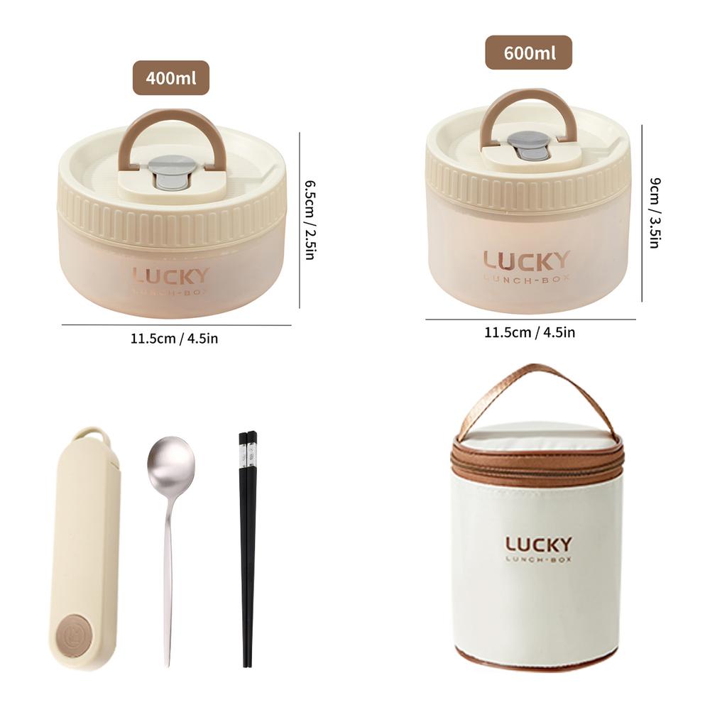 Transparent Plastic Lunch Box With Handle Microwave Safe Leak-proof Bento Box Portable Food Container For Student Adult