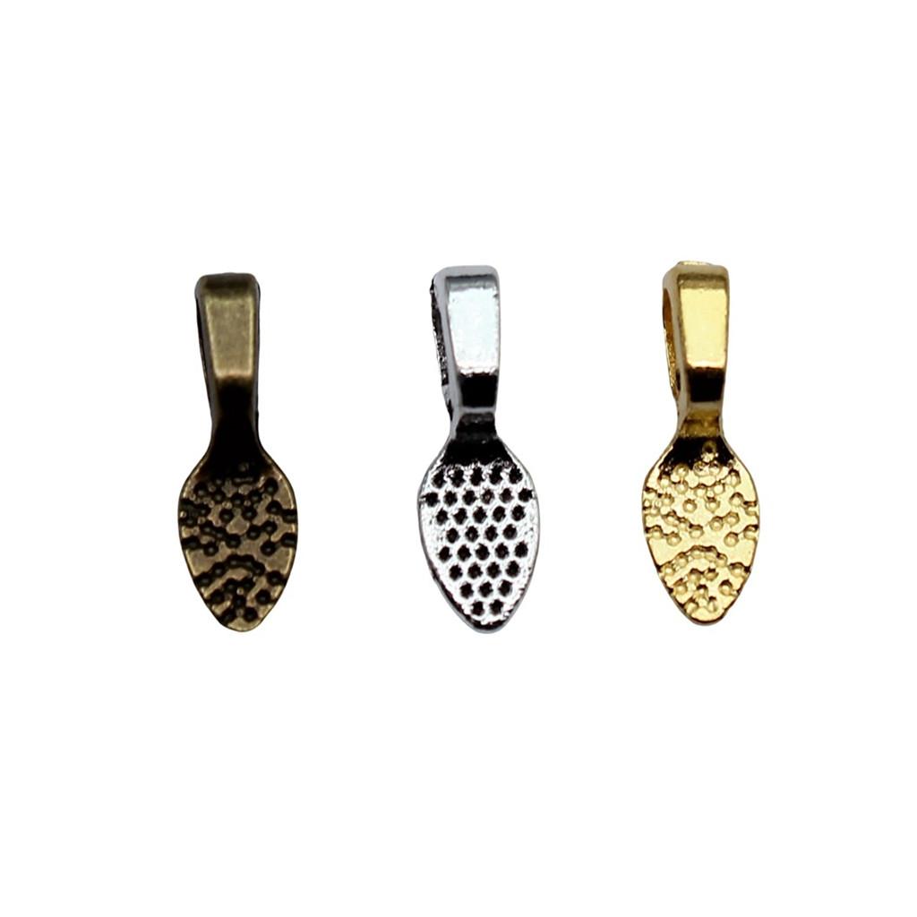 Multi Color Glue On Pad Bails Components For Resin Jewelry Projects Alloy