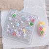 Floral Pearl Floral Nail Decorations White Crystal Nail Accessories Nail Art Charms  for Nail DIY
