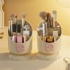High-Capacity Cosmetic and Pen Holder with Lipstick Compartments
