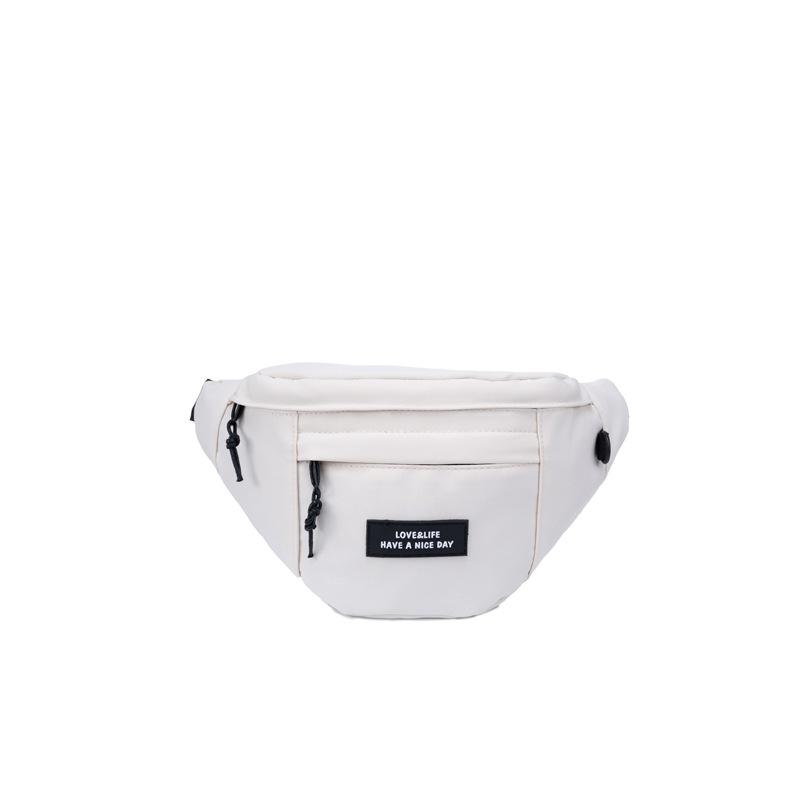 Large-capacity Breast Bag Men's Trendy Brand Retro Versatile Work Crossbody Bag Female Student Waist Bag